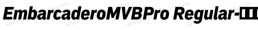 EmbarcaderoMVBPro Regular字体转换